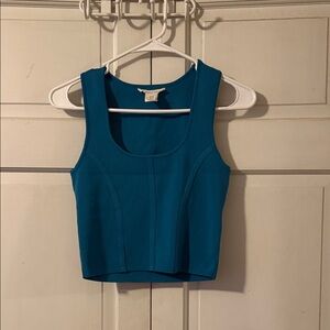 Stylish Teal Crop Top